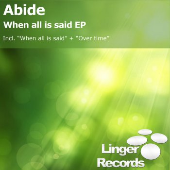 Abide When All Is Said - Radio Edit