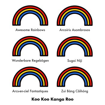 Koo Koo Kanga Roo Arcs-en-ciel Fantastiques
