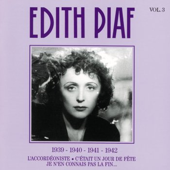 Edith Piaf On Danse Sur Ma Chanson