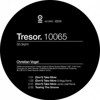 Cristian Vogel (Don't) Take More (Jamie Lidell remix)