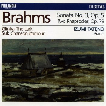 Izumi Tateno Brahms : Piano Sonata No.3 in F minor Op.5 : III Scherzo [Allegro energico]