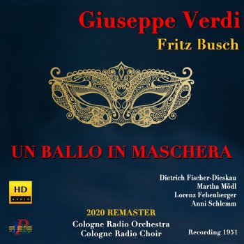 Fritz Busch Un ballo in maschera, Act III (Sung in German): Saper vorreste