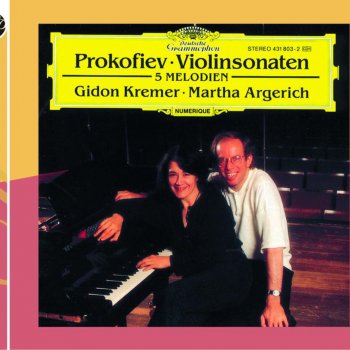 Gidon Kremer feat. Martha Argerich Sonata for Violin and Piano No. 2 in D, Op. 94a: I. Moderato