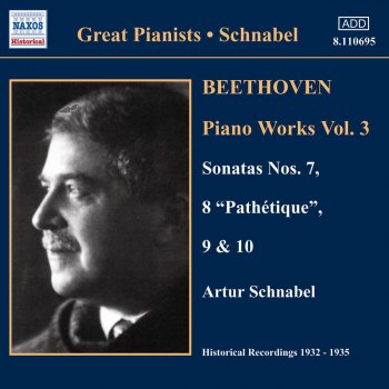 Artur Schnabel Piano Sonata No. 7 in D Major, Op. 10, No. 3: I. Presto