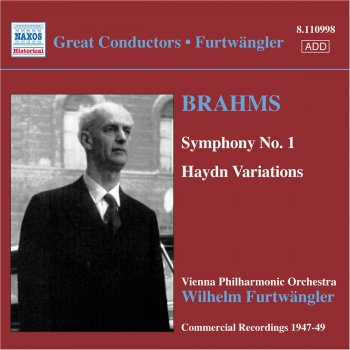 Johannes Brahms, Wiener Philharmoniker & Wilhelm Furtwängler Symphony No. 1 in C Minor, Op. 68: I. Un poco sostenuto - Allegro