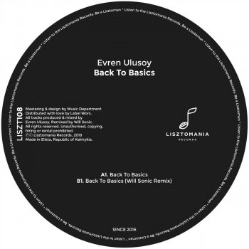 Evren Ulusoy Back to Basics (Will Sonic Remix)