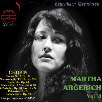Frédéric Chopin feat. Martha Argerich 12 Études, Op. 10: No. 10 in A-flat Major