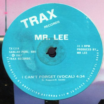 Mr. Lee I Can't Forget - Vocal