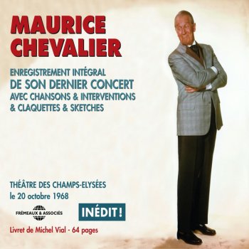 Maurice Chevalier Réactions au bar du Théâtre