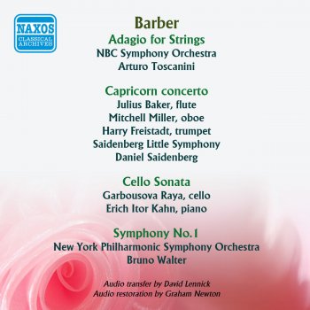 Samuel Barber, New York Philharmonic & Bruno Walter Symphony No. 1, Op. 9: I. Allegro ma non troppo