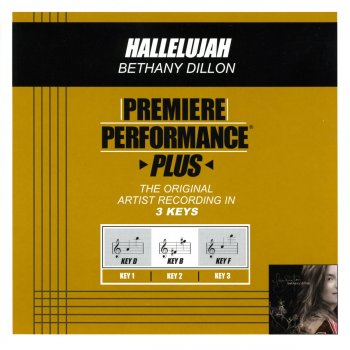 Bethany Dillon Hallelujah (Performance Track In Key of B)