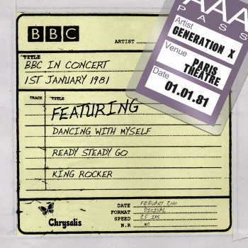 Generation X Dancing With Myself (BBC In Concert 01/01/81)