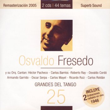 Osvaldo Fresedo feat. Oscar Serpa Al Cerrar Los Ojos