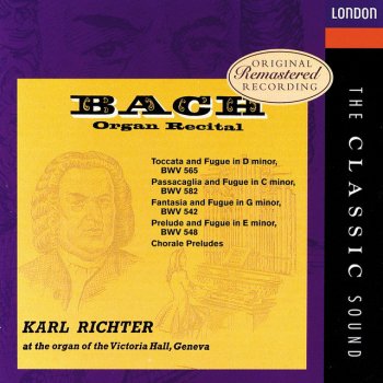 Johann Sebastian Bach & Karl Richter Passacaglia in C minor, BWV 582