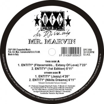 Mr. Marvin Entity - (Jazz)
