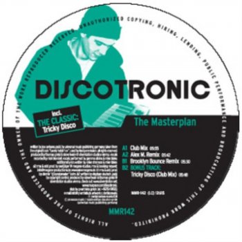 Discotronic The Masterplan (Single Edit)