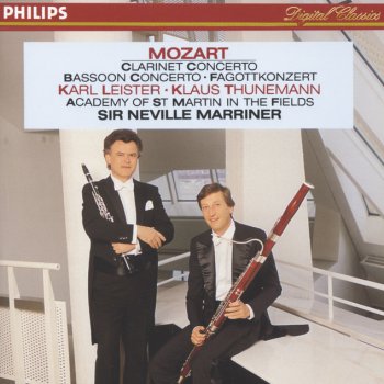 Wolfgang Amadeus Mozart feat. Karl Leister, Academy of St. Martin in the Fields & Sir Neville Marriner Clarinet Concerto in A, K.622: 2. Adagio