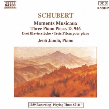 Jeno Jandó 6 Moments musicaux, Op. 94, D. 780 : II. Andantino, A flat major