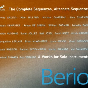 Luciano Berio Sequenza IXa For Clarinet