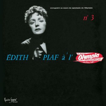 Edith Piaf Salle D'attente - Live À L'Olympia 1958