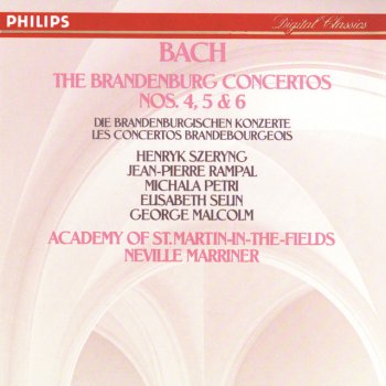Johann Sebastian Bach, Sir Neville Marriner & Academy of St. Martin in the Fields Brandenburg Concerto No.6 in B flat, BWV 1051: 1. --