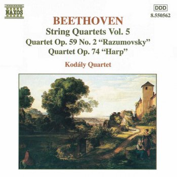 Ludwig van Beethoven feat. Kodály Quartet String Quartet No. 10 in E-Flat Major, Op. 74 "Harp": I. Poco adagio - Allegro