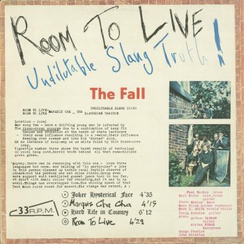 The Fall Room to Live (Live from Arena, Rotterdam, The Netherlands, 12 February 1983)