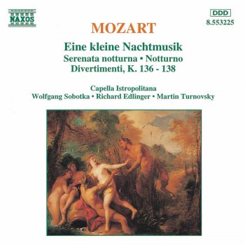 Wolfgang Amadeus Mozart, Capella Istropolitana & Wolfgang Sobotka Serenade No. 13 in G Major, K. 525 "Eine kleine Nachtmusik": III. Menuetto: Allegro - Trio