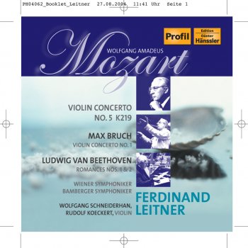 Max Bruch feat. Wolfgang Schneiderhan, Bamberg Symphony & Ferdinand Leitner Violin Concerto No. 1 in G Minor, Op. 26: II. Adagio