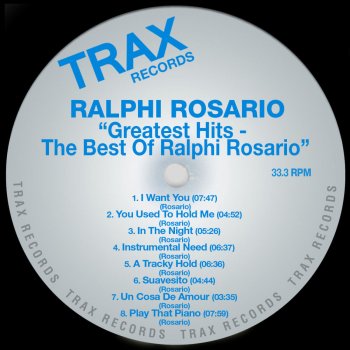 Ralphi Rosario You Used to Hold Me