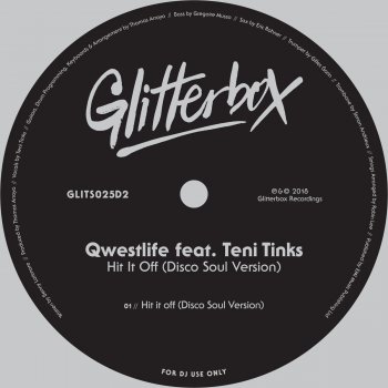 Qwestlife feat. Teni Tinks Hit It Off (Disco Soul Version)