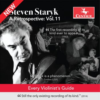 Steven Staryk 24 Caprices for Solo Violin, Op. 1, MS 25: No. 5 in A Minor - No. 9 in E Major (WQXR Broadcast Review)