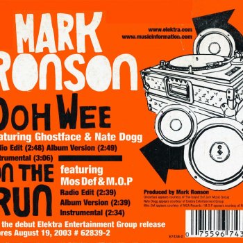 Mark Ronson Ooh Wee (instrumental)