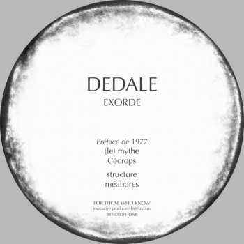 Dedale (le) mythe