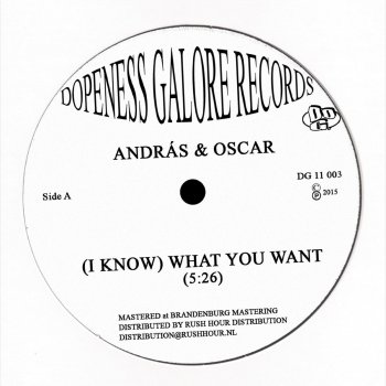 Andras & Oscar (I Know) What You Want - Original Mix