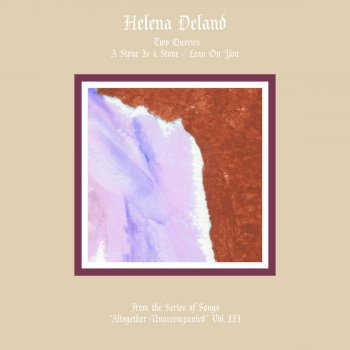 Helena Deland A Stone Is a Stone
