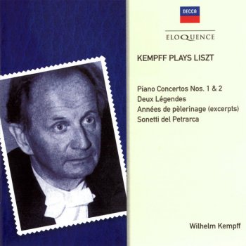Franz Liszt feat. Wilhelm Kempff Années de pèlerinage: 1e année: Suisse, S.160: 2. Au lac de Wallenstadt