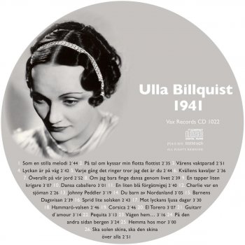 Ulla Billquist Charlie Var En Sjoman (Charlie Was a Sailor)