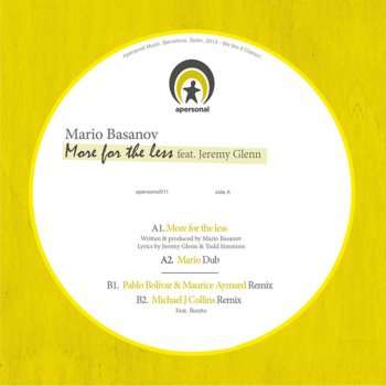 Mario Basanov feat. Jeremy Glenn More For The Less - Original Mix
