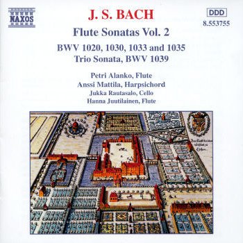 Johann Sebastian Bach, Petri Alanko & Jukka Rautasalo Flute Sonata in C Major, BWV 1033: IV. Menuet I and II
