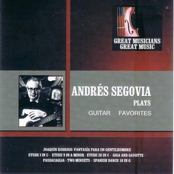 Fernando Sor feat. Andrés Segovia Not Entered: Etude No. 20 in C major