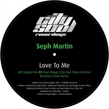 Seph Martin Love to Me - Original Mix