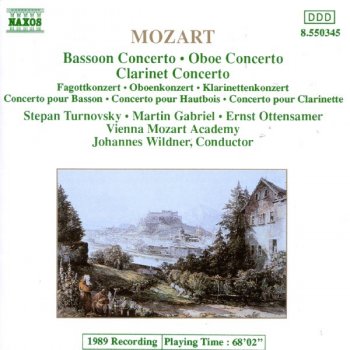 Wolfgang Amadeus Mozart feat. Stepan Turnovsky, Mozart Akademie & Johannes Wildner Bassoon Concerto in B-Flat Major, K. 191: I. Allegro