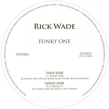 Rick Wade Funky One (Duijn & Douglas Funky Bunch Remix)