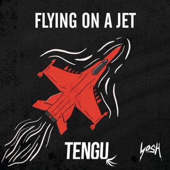 Tengu Flying on a Jet