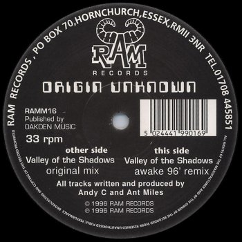 Origin Unknown Valley of the Shadows - Original mix