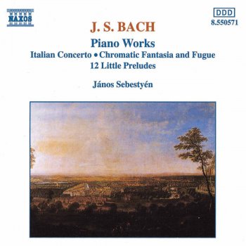 János Sebestyén Prelude, Fugue and Allegro in E flat major, BWV 998