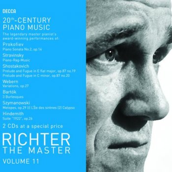 Sviatoslav Richter "1922" Suite for Piano, Op. 26: III. Nachtstück