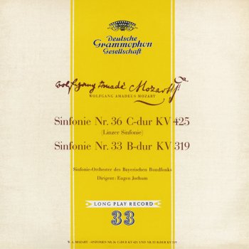 Wolfgang Amadeus Mozart, Eugen Jochum & Bavarian Radio Symphony Orchestra Symphony No.33 In B Flat, K.319: 3. Menuetto