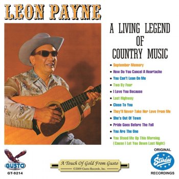 Leon Payne You Stood Me Up This Morning ('Cause I Let You Down Last Night)